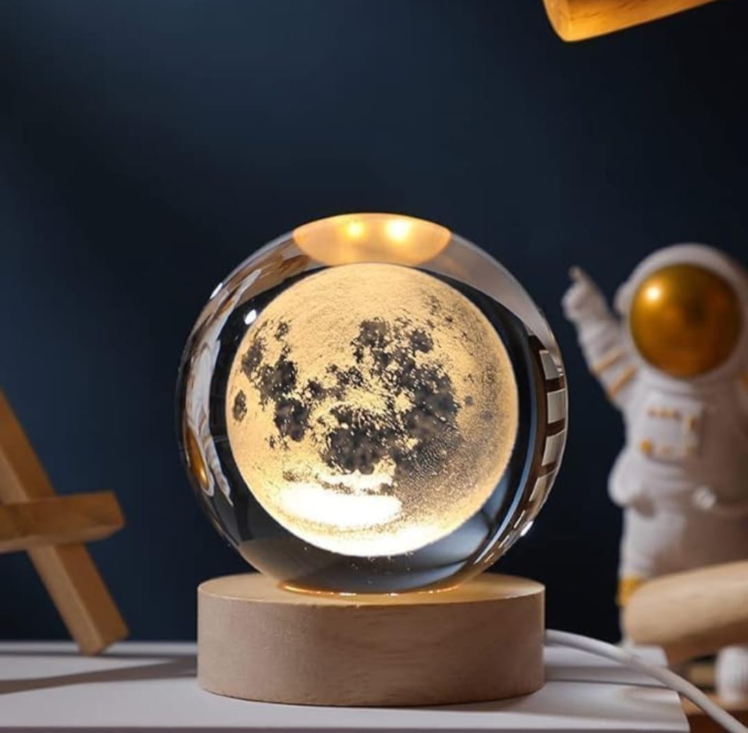 Mystic Glow Crystal Ball Lamp β Aesthetic Home Vibes