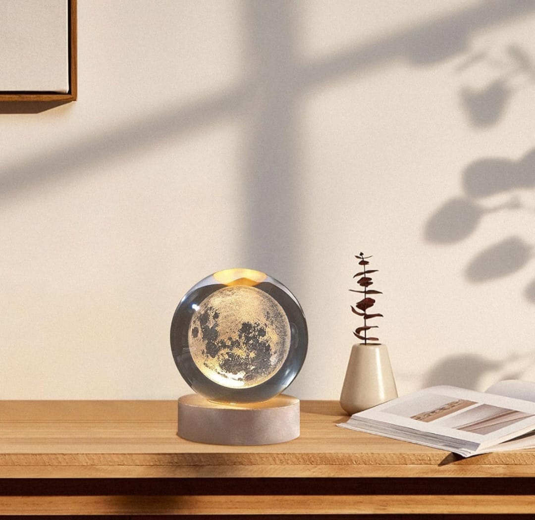 Mystic Glow Crystal Ball Lamp β Aesthetic Home Vibes