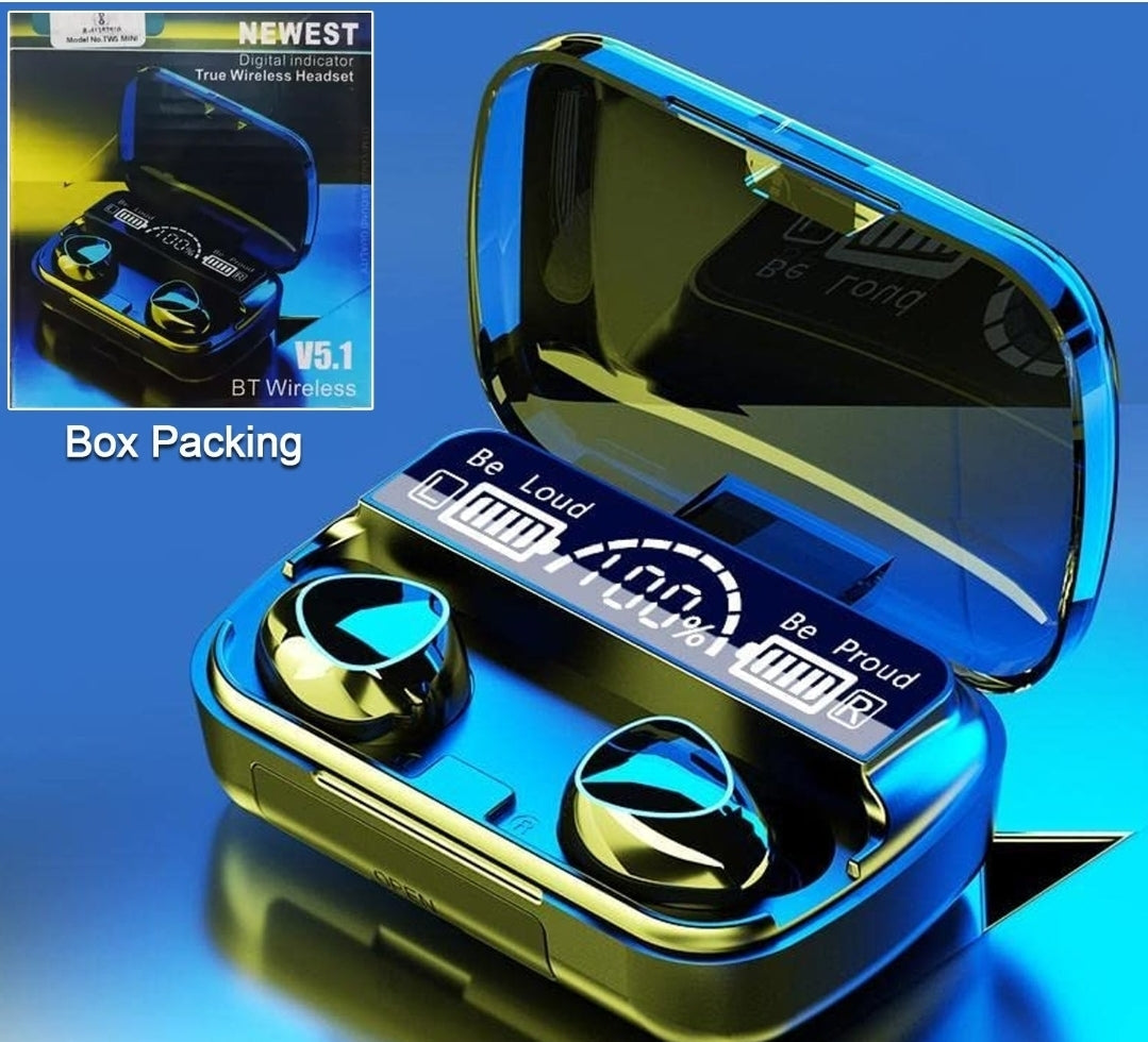 Wireless Bluetooth 5.0 In-Ear Earbuds - ↑ Mini Stereo With Mic