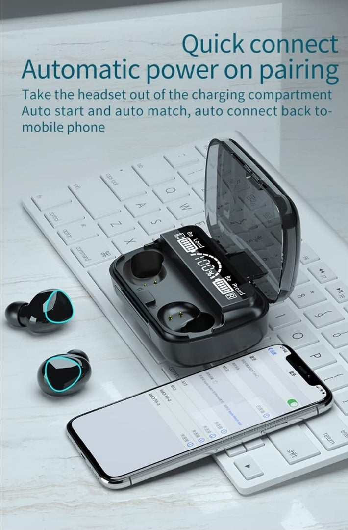 Wireless Bluetooth 5.0 In-Ear Earbuds - ↑ Mini Stereo With Mic