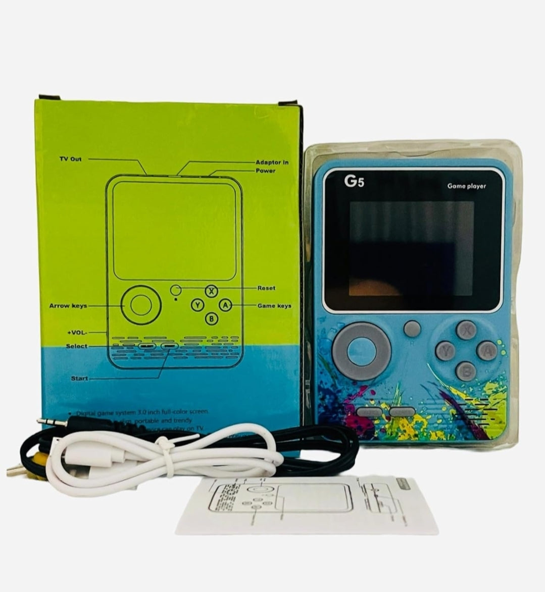 Retro Handheld Gaming Console for Kids & Adults โ 500-In-1 Built-in Classic Video Games โ Rechargeable Game Console for Boys 7-14 Years โ TV Output โ Portable Toy Gift