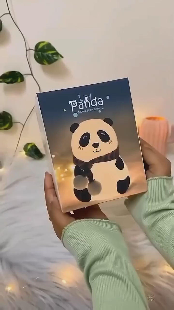 Panda 7-Color Led Silicone Touch Lamp (1 Pc)