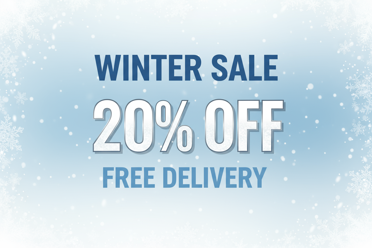 sale winter sale 20% off free delivery
