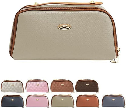 Double Zipper Cosmetics Bag