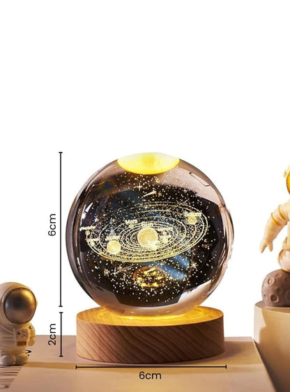 Mystic Glow Crystal Ball Lamp – Aesthetic Home Vibes