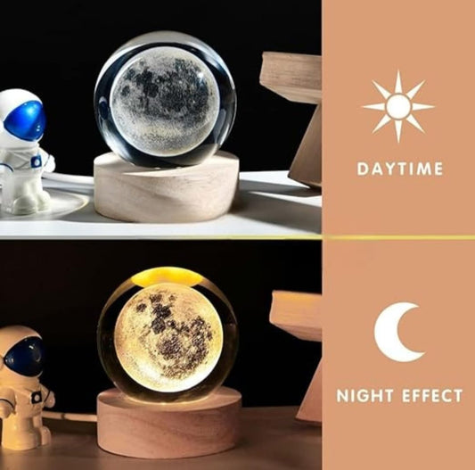 Mystic Glow Crystal Ball Lamp – Aesthetic Home Vibes