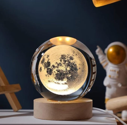 Mystic Glow Crystal Ball Lamp – Aesthetic Home Vibes
