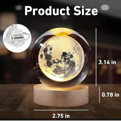 Mystic Glow Crystal Ball Lamp – Aesthetic Home Vibes