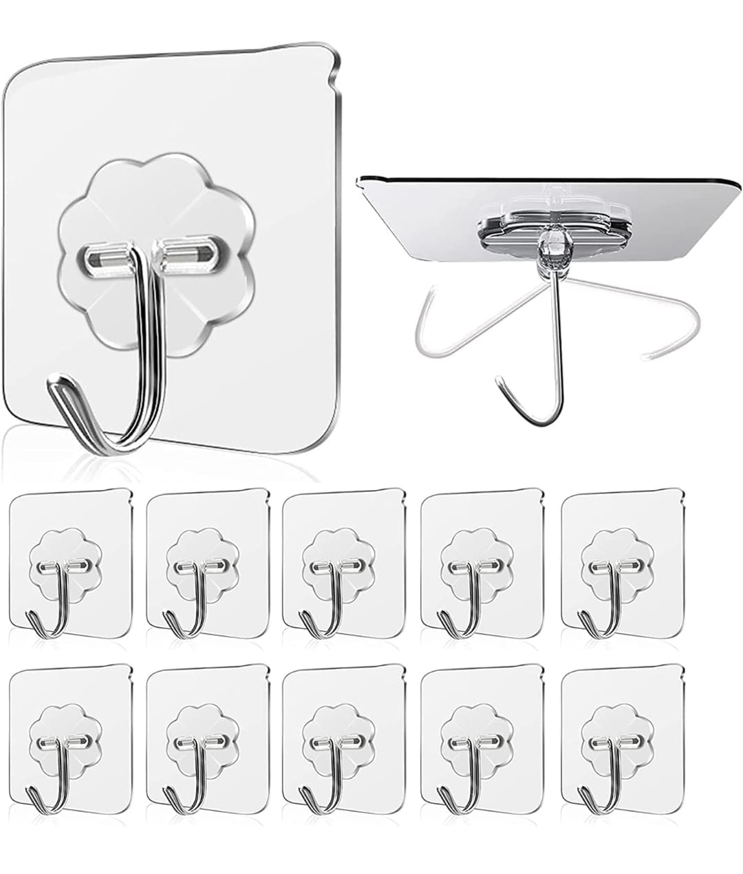Self adhesive wall hook(Pack of 20)