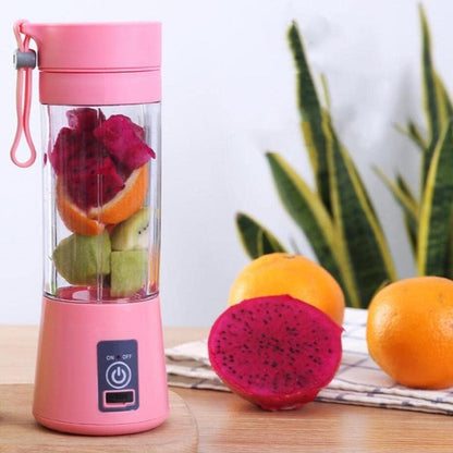 Portable Rechargeable Mini Blender – Pink
